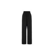 Wijde broek met hoge taille John Richmond , Black , Dames