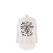 Asymmetrisch shirt met grafische print op de voorkant John Richmond , ...