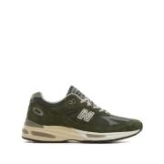 Bosgroene Suède Chunky Sneakers New Balance , Green , Heren