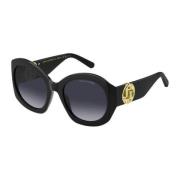 Retro Chic Zonnebrillencollectie Marc Jacobs , Black , Dames