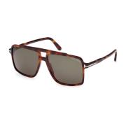 Stijlvolle zonnebril Ft1177 Kemp Tom Ford , Brown , Heren