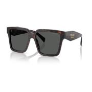 PR 24Zs 17N40L Sunglasses Prada , Brown , Dames