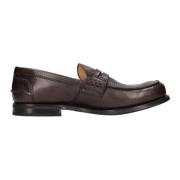 Klassieke Leren Loafer Schoen Church's , Brown , Heren