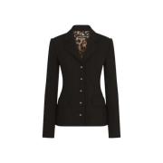 Op maat gemaakt wollen crêpe jasje Dolce & Gabbana , Black , Dames