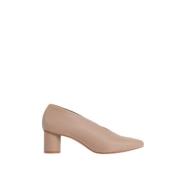 Cilindrische hak leren pump Malababa , Beige , Dames