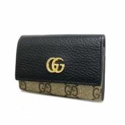 Pre-owned Leather key-holders Gucci Vintage , Black , Dames