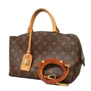 Pre-owned Fabric louis-vuitton-bags Louis Vuitton Vintage , Brown , Da...