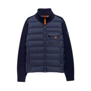 Navy Bicolor Jas Gertrude , Blue , Heren