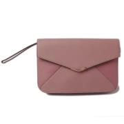 Pre-owned Leather shoulder-bags Fendi Vintage , Purple , Dames