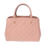 Pre-owned Leather handbags Louis Vuitton Vintage , Pink , Dames