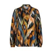 Basic Universe Lightning Print Blouse Esqualo , Multicolor , Dames