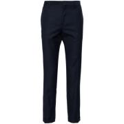 Blauwe Wol Maatwerk Broek Slim Fit PS By Paul Smith , Blue , Heren