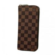 Pre-owned Canvas wallets Louis Vuitton Vintage , Brown , Dames