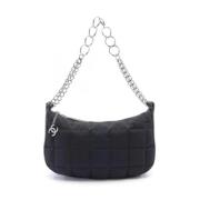 Pre-owned Leather shoulder-bags Chanel Vintage , Black , Dames