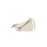 Ridder leren tas Burberry , Beige , Dames