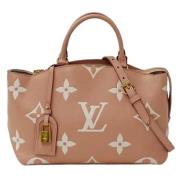 Pre-owned Fabric handbags Louis Vuitton Vintage , Pink , Dames