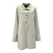 Beige Jas met Voorlogo RefrigiWear , Beige , Dames