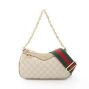 Pre-owned Leather crossbody-bags Gucci Vintage , Beige , Dames