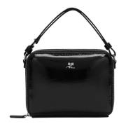 Middelgrote Crossbody Tas Courrèges , Black , Dames