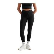 Black Reflective Warming Tights Aim'n , Black , Dames