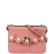 Pre-owned Leather crossbody-bags Gucci Vintage , Pink , Dames