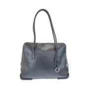 Pre-owned Leather totes Prada Vintage , Black , Dames