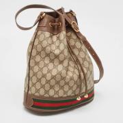 Pre-owned Coated canvas gucci-bags Gucci Vintage , Beige , Dames