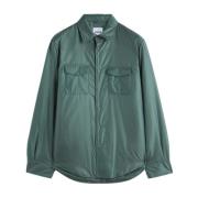 Groene Casual Overhemden Aspesi , Green , Heren