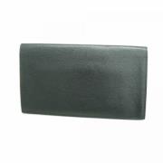 Pre-owned Leather wallets Hermès Vintage , Black , Dames