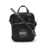 Pre-owned Canvas shoulder-bags Gucci Vintage , Black , Dames