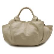 Pre-owned Leather handbags Loewe Pre-owned , Beige , Dames