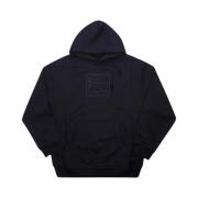 Geborduurde Logo Hoodie Gebreid Rassvet , Black , Heren