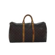 Pre-owned Canvas louis-vuitton-bags Louis Vuitton Vintage , Brown , Da...