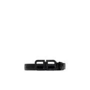 Coco Print Riem Balenciaga , Black , Dames