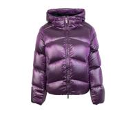 Paarse Gewatteerde Jas K-Way , Purple , Dames