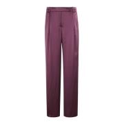 Satijnen Broek Pinko , Purple , Dames