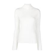 Warme Witte Sweater Emporio Armani , White , Dames