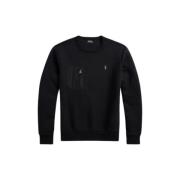 Zwart Sweatshirt Regular Fit Polo Ralph Lauren , Black , Heren