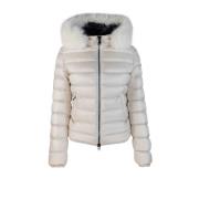 Witte Winter Rits Hoodie Jas Colmar , White , Dames