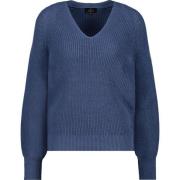 Basis Lurex Pullover Monari , Blue , Dames