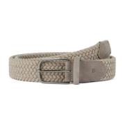 Geweven elastische riem Boggi Milano , Beige , Heren