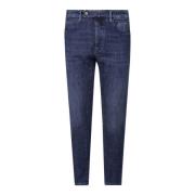 Premium Denim Slim Fit Jeans Incotex , Blue , Heren