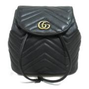 Pre-owned Leather gucci-bags Gucci Vintage , Black , Dames