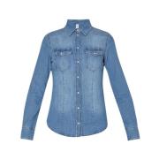 Stijlvolle Blouse voor Vrouwen Liu Jo , Blue , Dames