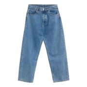 Blauwe Baggy Jeans Drole de Monsieur , Blue , Heren