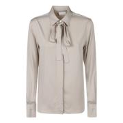 Stijlvol Overhemd voor Diverse Gelegenheden Xacus , Beige , Dames