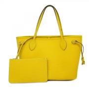 Pre-owned Fabric shoulder-bags Louis Vuitton Vintage , Yellow , Dames