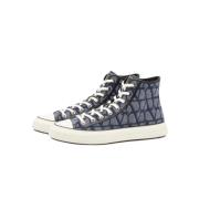 Hoge Top Denim Icon Sneakers Valentino Garavani , Blue , Heren