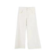 Pre-owned Cotton jeans Chloé Pre-owned , White , Dames