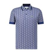 Gestreept Polo Shirt Lacoste , Blue , Heren